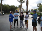 Runners Discussing Thier Perfomance
